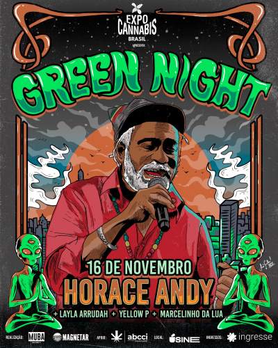 notícia ExpoCannabis Brasil apresenta: Green Night com Dawn Penn e Horace Andy