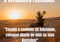 noticia PALAVRA DE HOJE - FELICIDADE