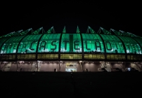 noticia Arena Castelão é iluminada de verde para celebrar o Dia Nacional da Doação de Órgãos