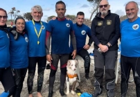 noticia Glauco Lima e a border collie Aisha fazem história e conquistam notas máximas em curso de técnicas de resgate e salvamento aquático na Itália