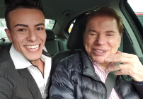 noticia Ator e jornalista, Almir Salvattore pegou carona com Sílvio Santos. Confira matéria e vídeo!