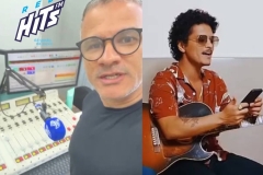 noticia Bruno Mars Segue Rádio Hits: A Única Rádio Brasileira na Lista do Astro