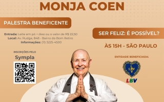 noticia Monja Coen: “Ser feliz: é possível?”