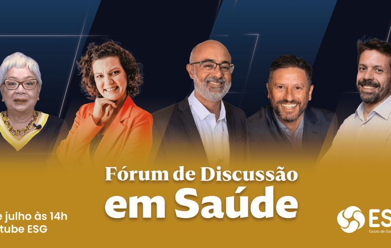 noticia Fórum de Discussão debate Gestão, Sustentabilidade, Tecnologia e Inovação na Saúde