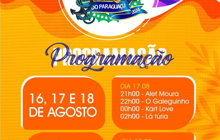 noticia Festa de São Roque do Paraguaçu, em Maragogipe, terá shows de Mambolada e Danniel Vieira