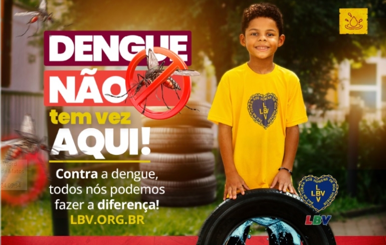 noticia LBV lança campanha de combate à dengue com recado das crianças: “Diga Sim à Prevenção!”