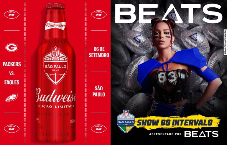 noticia NFL no Brasil: Marcas de cerveja promovem ações para colocar o país no clima do futebol americano