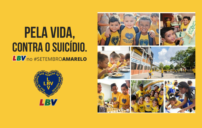 noticia Setembro Amarelo: LBV intensifica cuidados com a saúde mental de crianças e adolescentes em todo o Brasil