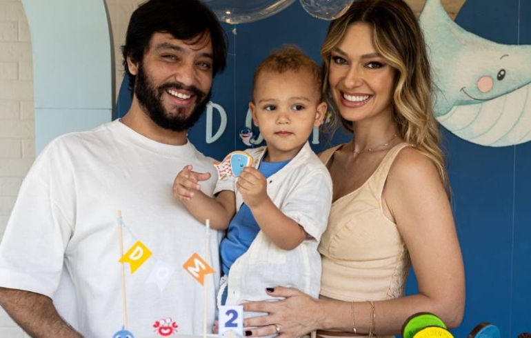 noticia Day Mesquita celebra 2 anos do seu filho, Dom