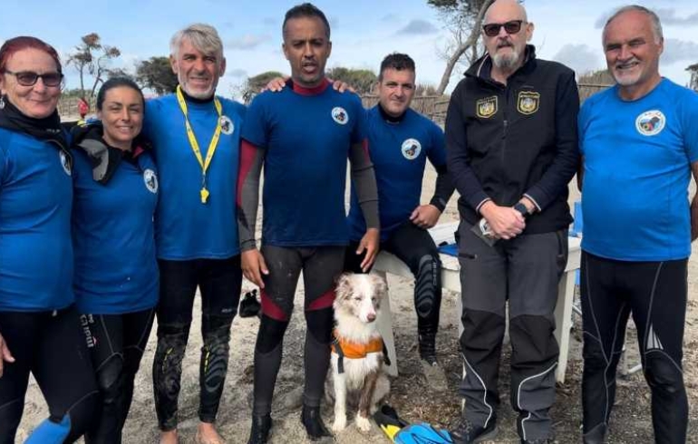 noticia Glauco Lima e a border collie Aisha fazem história e conquistam notas máximas em curso de técnicas de resgate e salvamento aquático na Itália