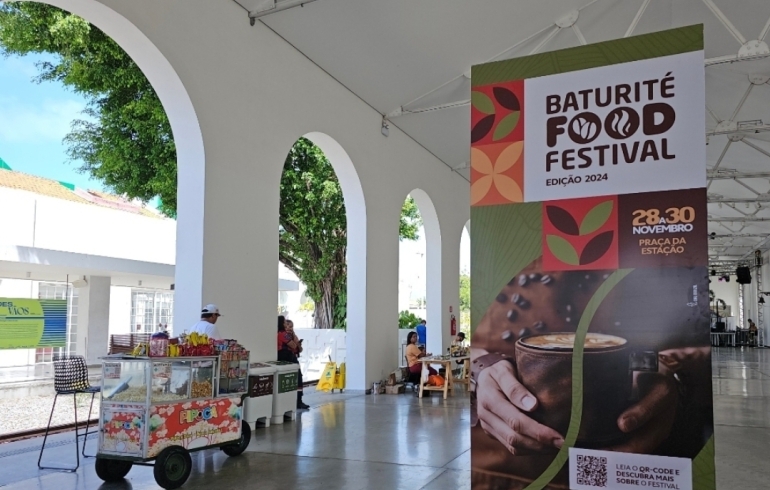 noticia Baturité Food Festival é lançado oficialmente na Estação das Artes em Fortaleza