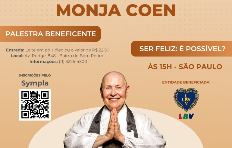 noticia Monja Coen: “Ser feliz: é possível?”