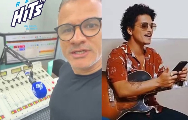 noticia Bruno Mars Segue Rádio Hits: A Única Rádio Brasileira na Lista do Astro