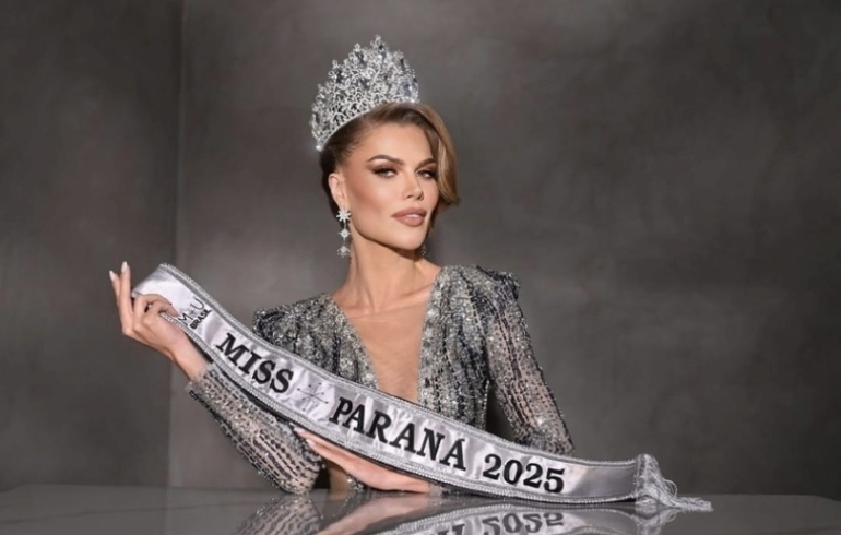 noticia Paula Assunção é Coroada Miss Paraná 2025