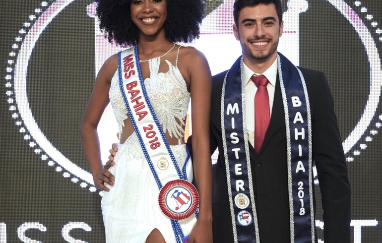 noticia Adrielle Bispo e Alexandre Chamusca são eleitos Miss e Mister Bahia 2018