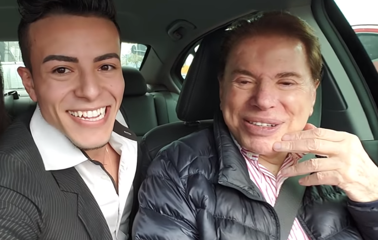 noticia Ator e jornalista, Almir Salvattore pegou carona com Sílvio Santos. Confira matéria e vídeo!