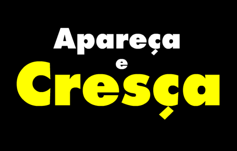 noticia Projeto Apareça e Cresça chega ao mercado com o mote: propaganda e marketing para pequenas empresas que pensam grande.