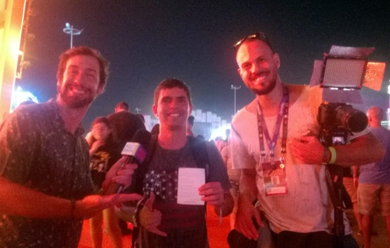 noticia Escritor e poeta Thiago Winner foi entrevistado no canal Multshow durante o Rock in Rio 2019