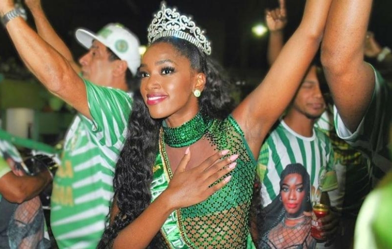 noticia Vem comigo! Isa é a nova Rainha de Bateria da Imperatriz