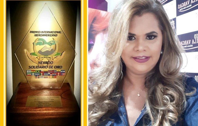 noticia Islândia Piauilino, 1ª  Mulher brasileira a receber o Prêmio Internacional Ibero Americano na Categoria Palestrante/Oradora, em San Rafael, na Argentina. Agora vai receber pela 2ª vez, o prêmio Internacional, na Câmara Municipal de São Paulo.