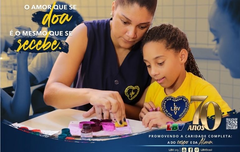 noticia Nos 70 anos da LBV, campanha pela educação mobiliza a sociedade brasileira