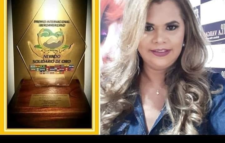 noticia Islândia Piauilino, que ganhou o Prêmio Internacional Ibero Americano, categoria Palestrante e Oradora, se integra numa campanha Mundial contra o novo coronavírus