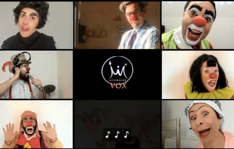 noticia Circo Vox apresenta a Orquestra desarmônica, na quarentena, vamos rir!