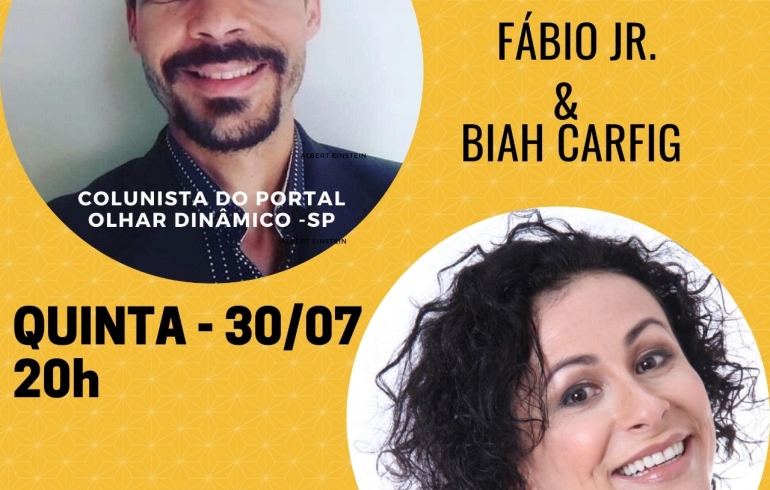 noticia Colunista do Portal Olhar Dinâmico entrevista:  Atriz e Cantora  BIAH CARFIG  