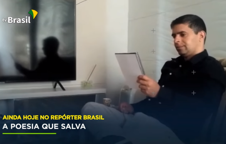 noticia Escritor/Poeta Thiago Winner foi entrevistado pelo Repórter Brasil da TV Brasil