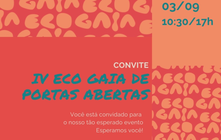 noticia IV Evento Eco Gaia de Portas Abertas traz diversas manifestações culturais sobre a cultura afro-brasileira no próximo dia 03 (domingo)