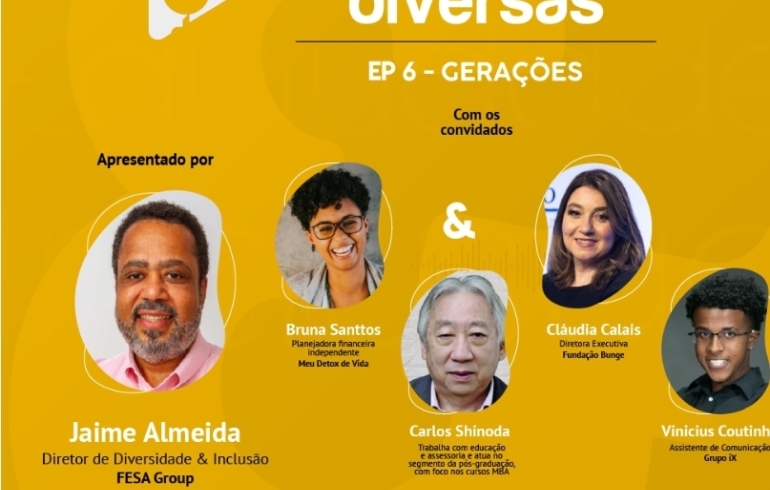 noticia Conheça a série inovadora de podcasts da FESA Group sobre Inclusão e Diversidade no mundo corporativo