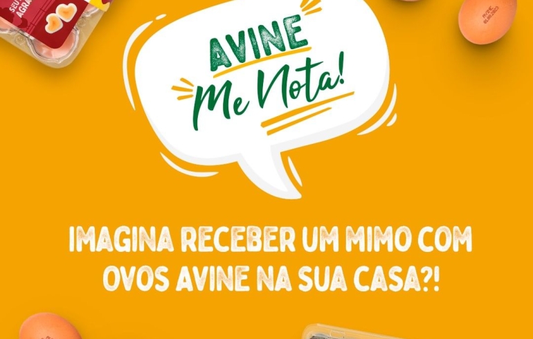 noticia Campanha “Avine Me Nota” presenteia internautas que postarem bons momentos com produtos da marca