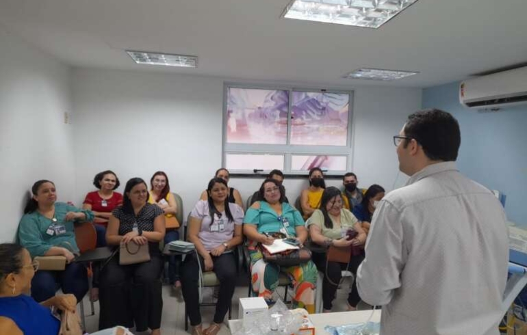 noticia Profissionais das UPAs estaduais recebem treinamento de novo ventilador mecânico