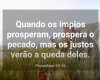 noticia PALAVRA DE HOJE - PORQUE OS ÍMPIOS PROSPERAM?