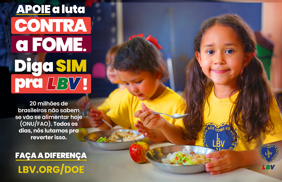 noticia Com a ajuda da população, LBV mobiliza doações de cestas de alimentos para famílias em vulnerabilidade