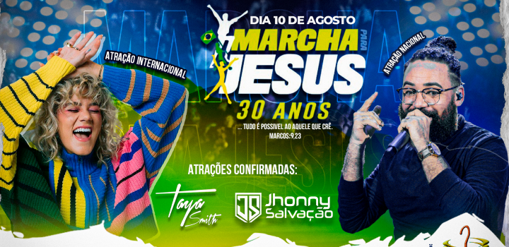 noticia Marcha para Jesus de Manaus terá Taya Smith da Hillsong como atração internacional