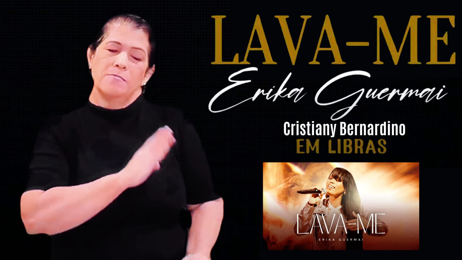 noticia Erika Guermai lança versão acessível do clipe 