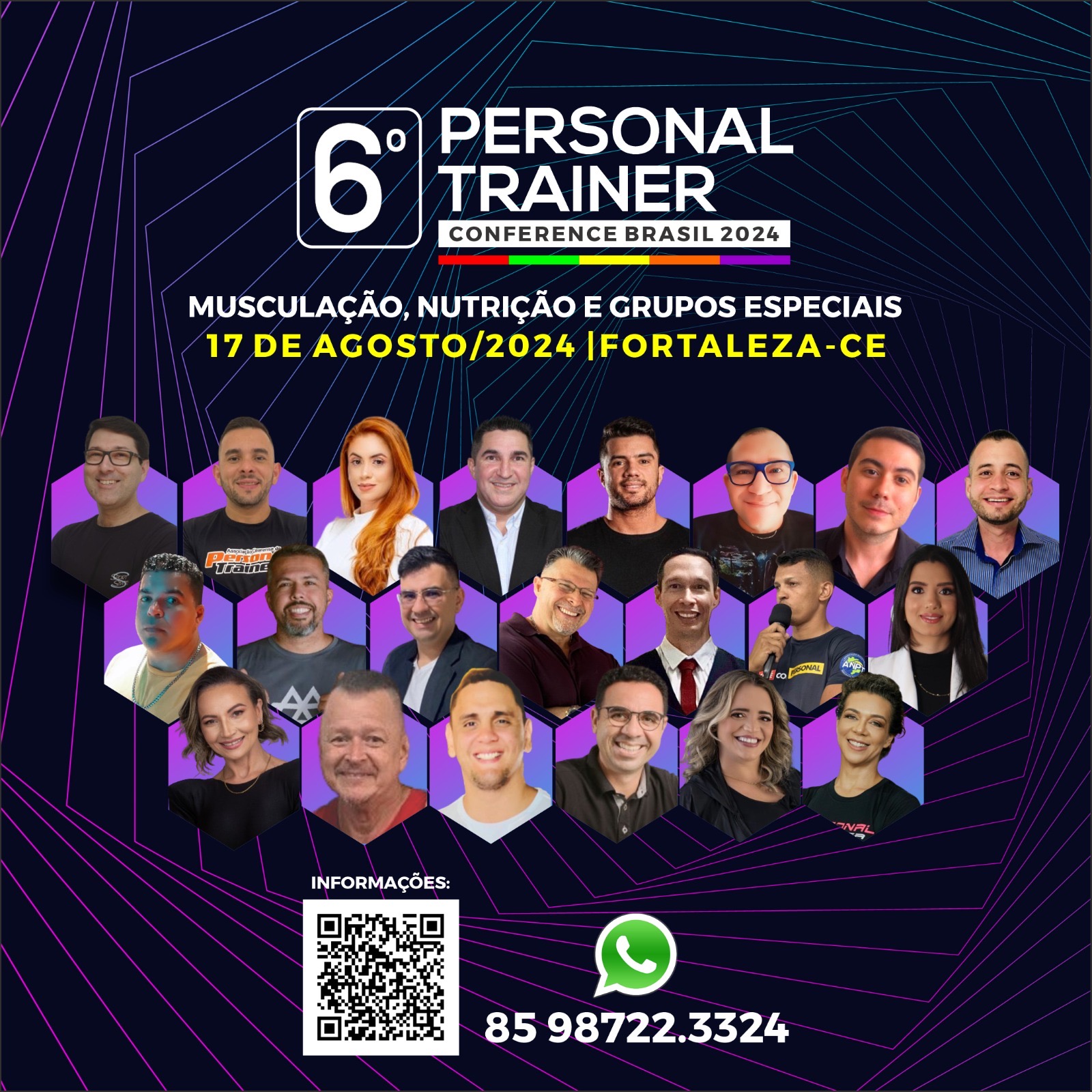 noticia 200 profissionais de Educação Física participam do 6º Personal Traines Conference Brasil, neste sábado (17)