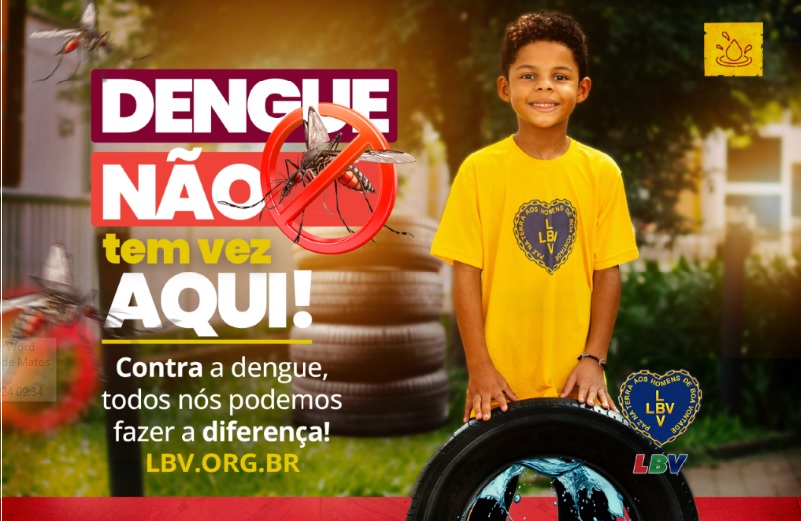 noticia LBV lança campanha de combate à dengue com recado das crianças: “Diga Sim à Prevenção!”