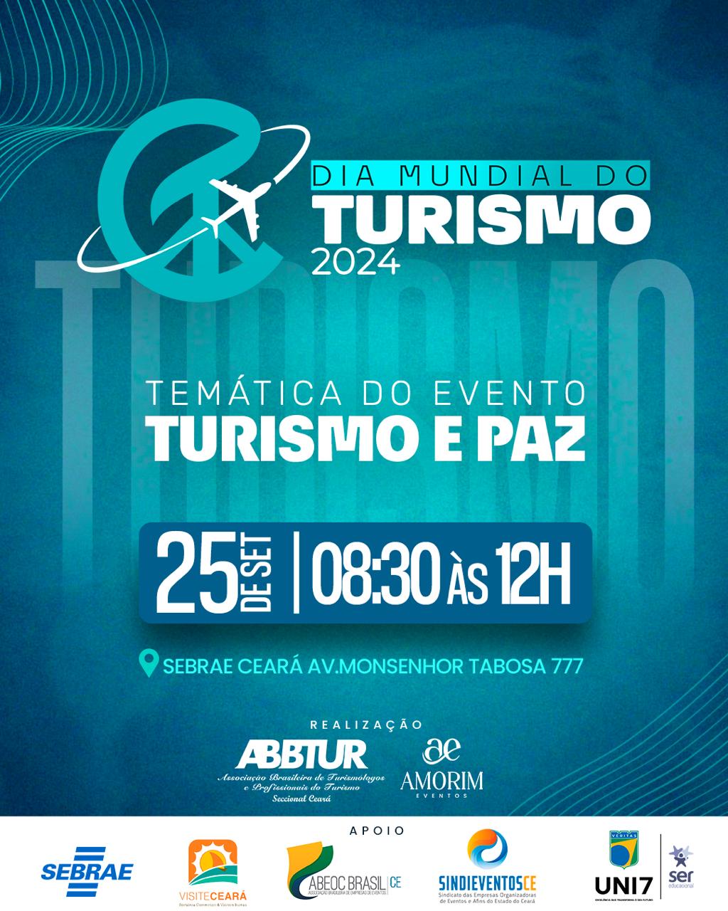 noticia Fortaleza celebra Dia Mundial do Turismo com evento gratuito e aberto ao público