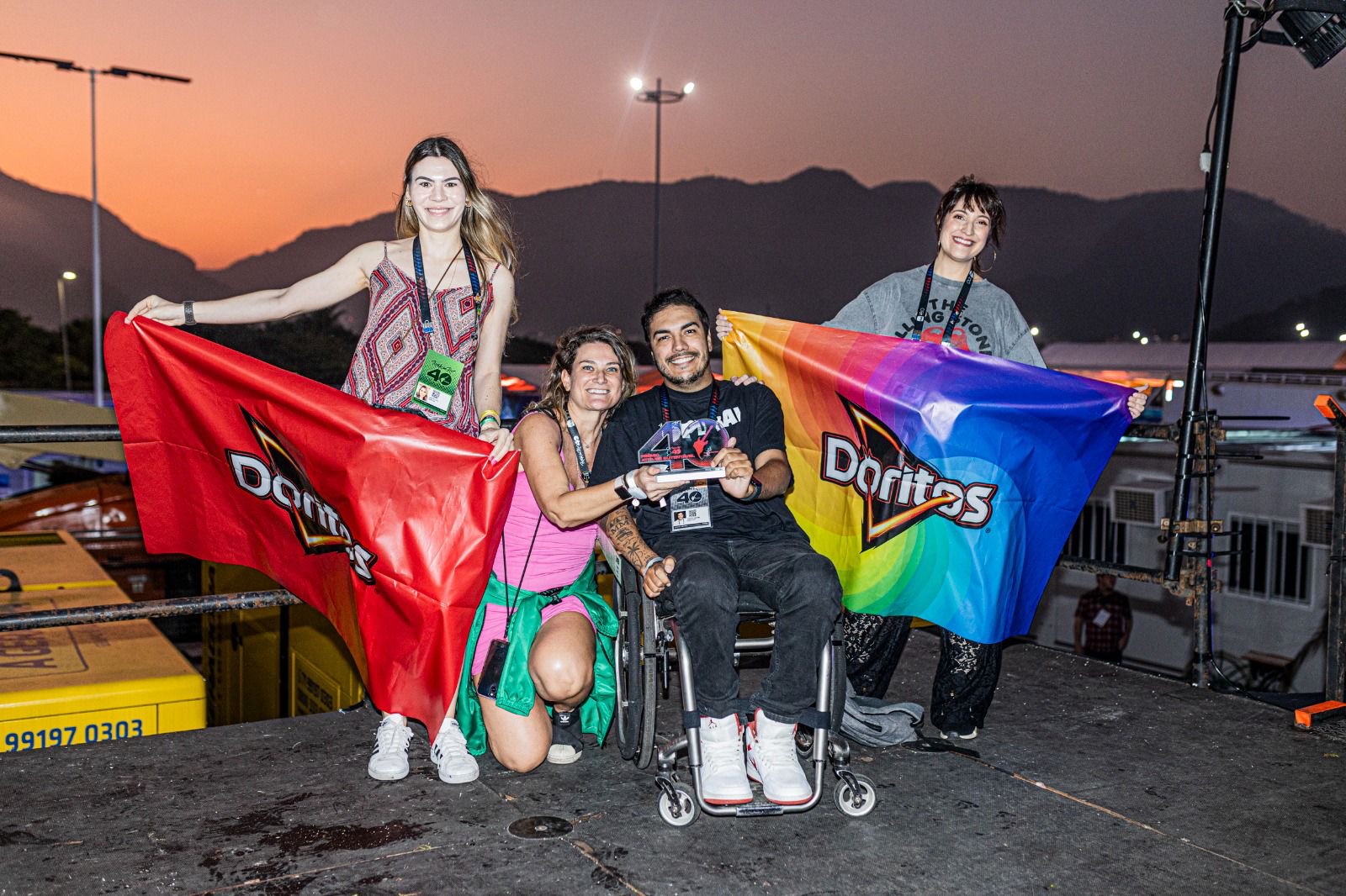 noticia Doritos leva pela terceira edição consecutiva o prêmio Rock in Rio atitude sustentável