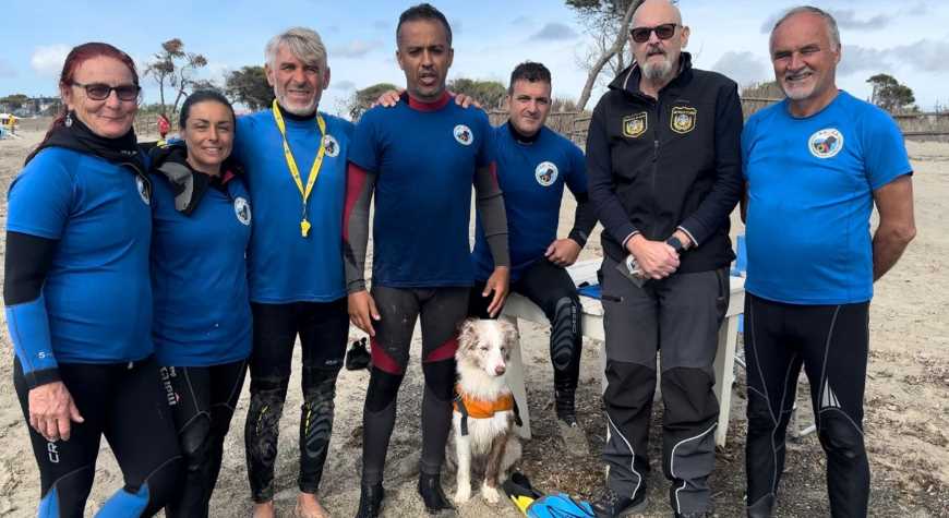 noticia Glauco Lima e a border collie Aisha fazem história e conquistam notas máximas em curso de técnicas de resgate e salvamento aquático na Itália