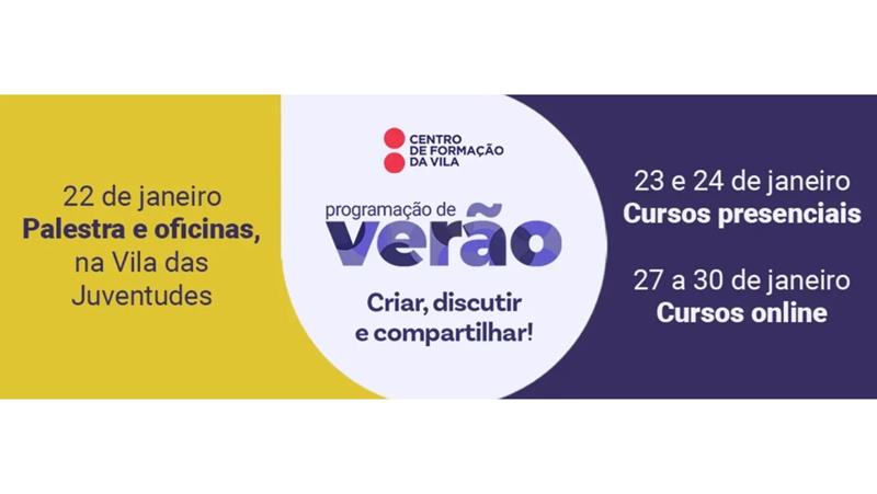 noticia Centro de Formação da Vila anuncia novos cursos para janeiro