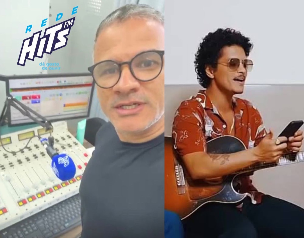 noticia Bruno Mars Segue Rádio Hits: A Única Rádio Brasileira na Lista do Astro