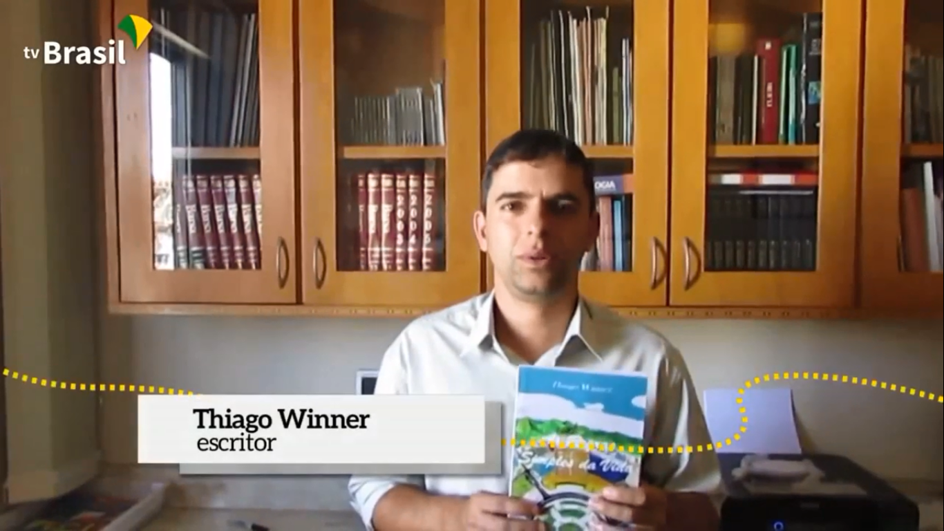 noticia Poeta e escritor Thiago Winner participou do quadro 