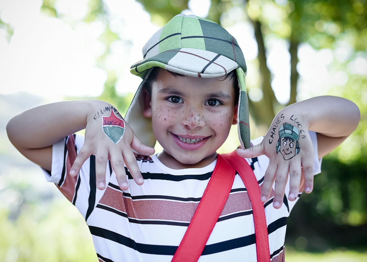 noticia Tema ‘Chaves’ foi escolhido para celebrar os 6 anos de Lucca Evangelista