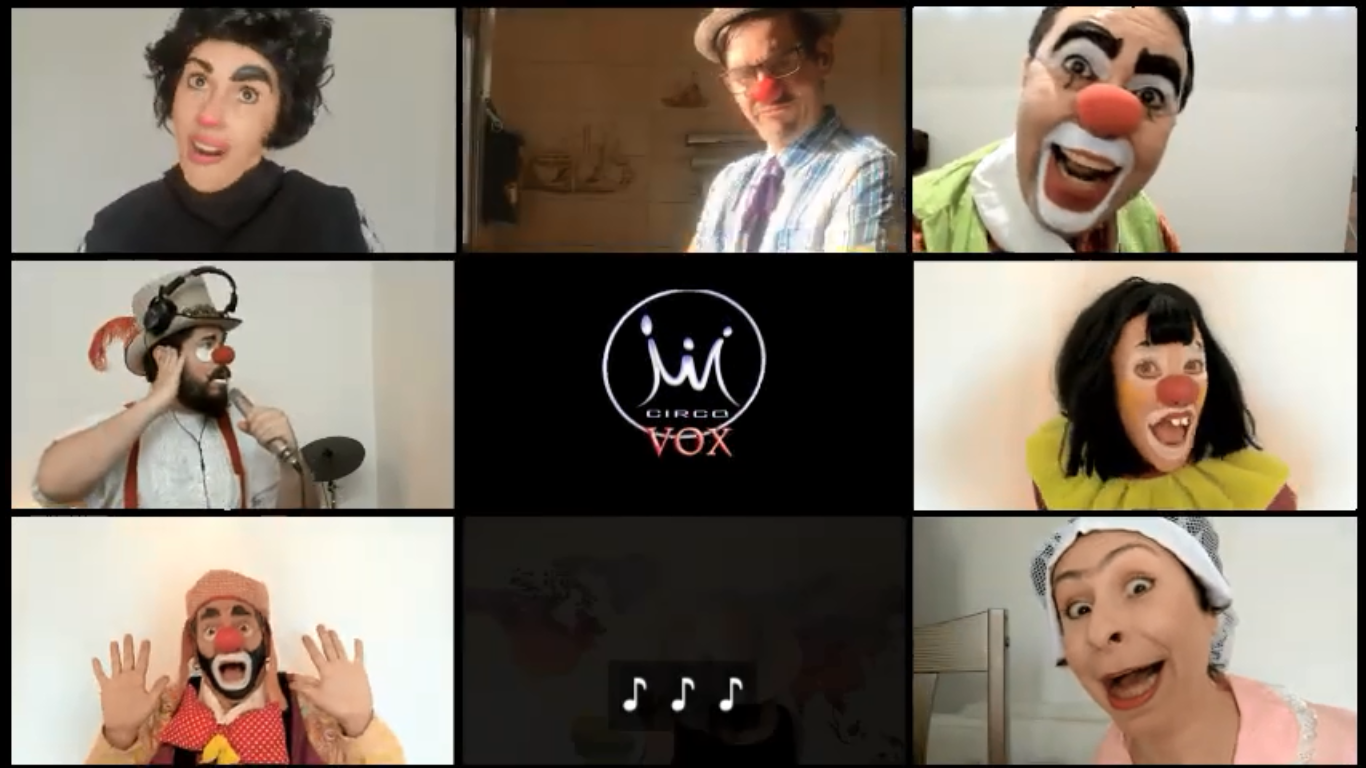 noticia Circo Vox apresenta a Orquestra desarmônica, na quarentena, vamos rir!