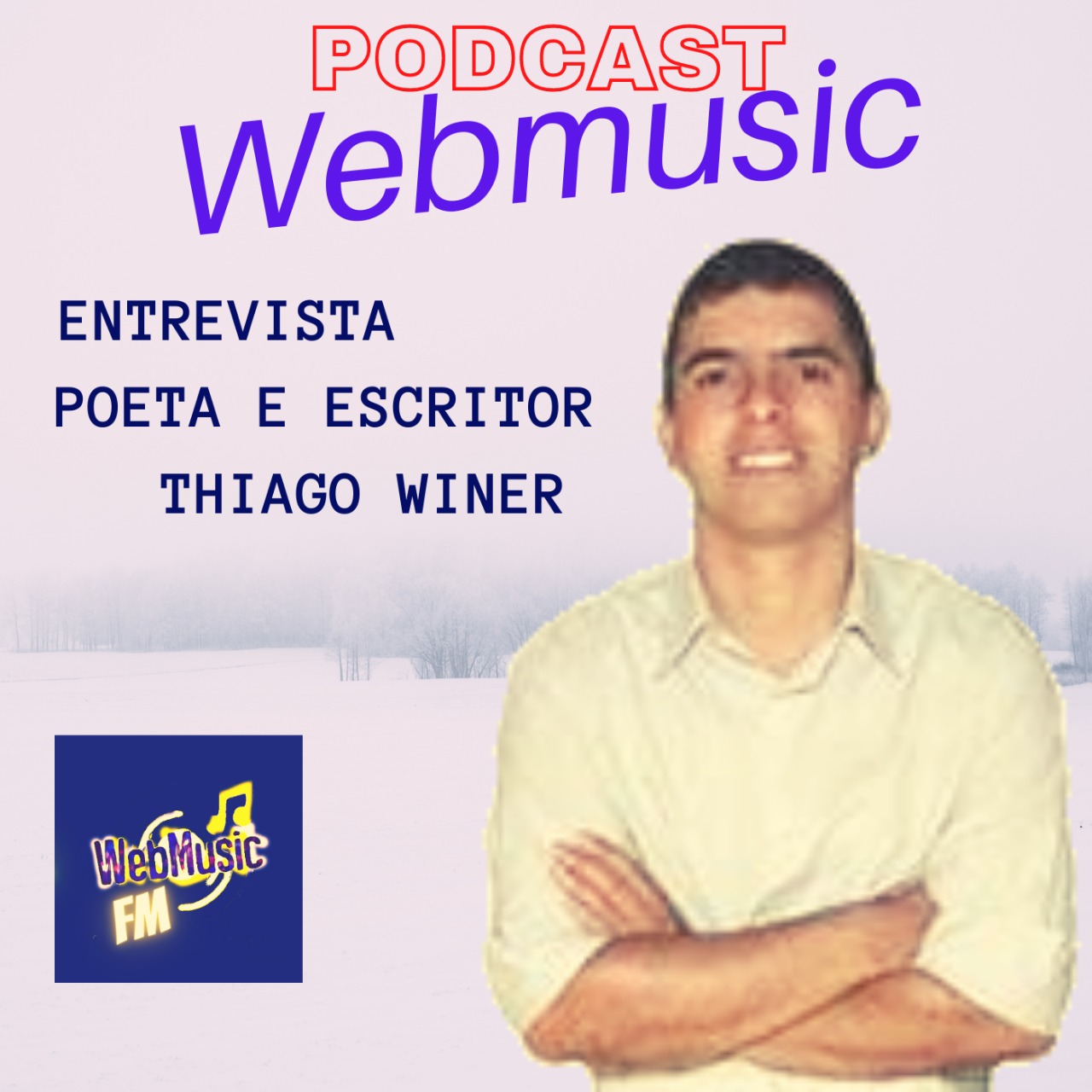 noticia Podcast falando de Poesia e Música. Entrevista com o Poeta e Escritor Thiago Winner