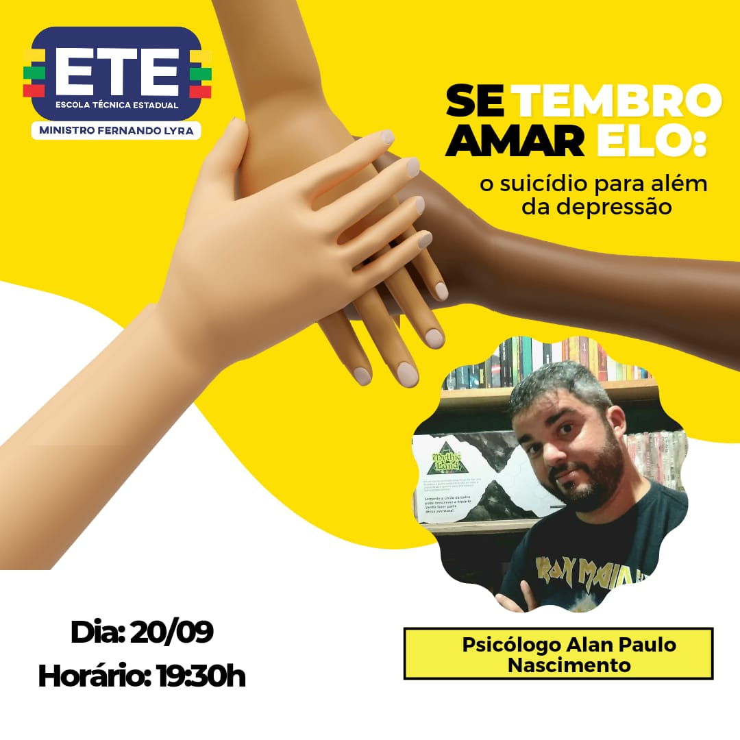 noticia Setembro Amarelo | Palestra na ETE - Ministro Fernando Lyra