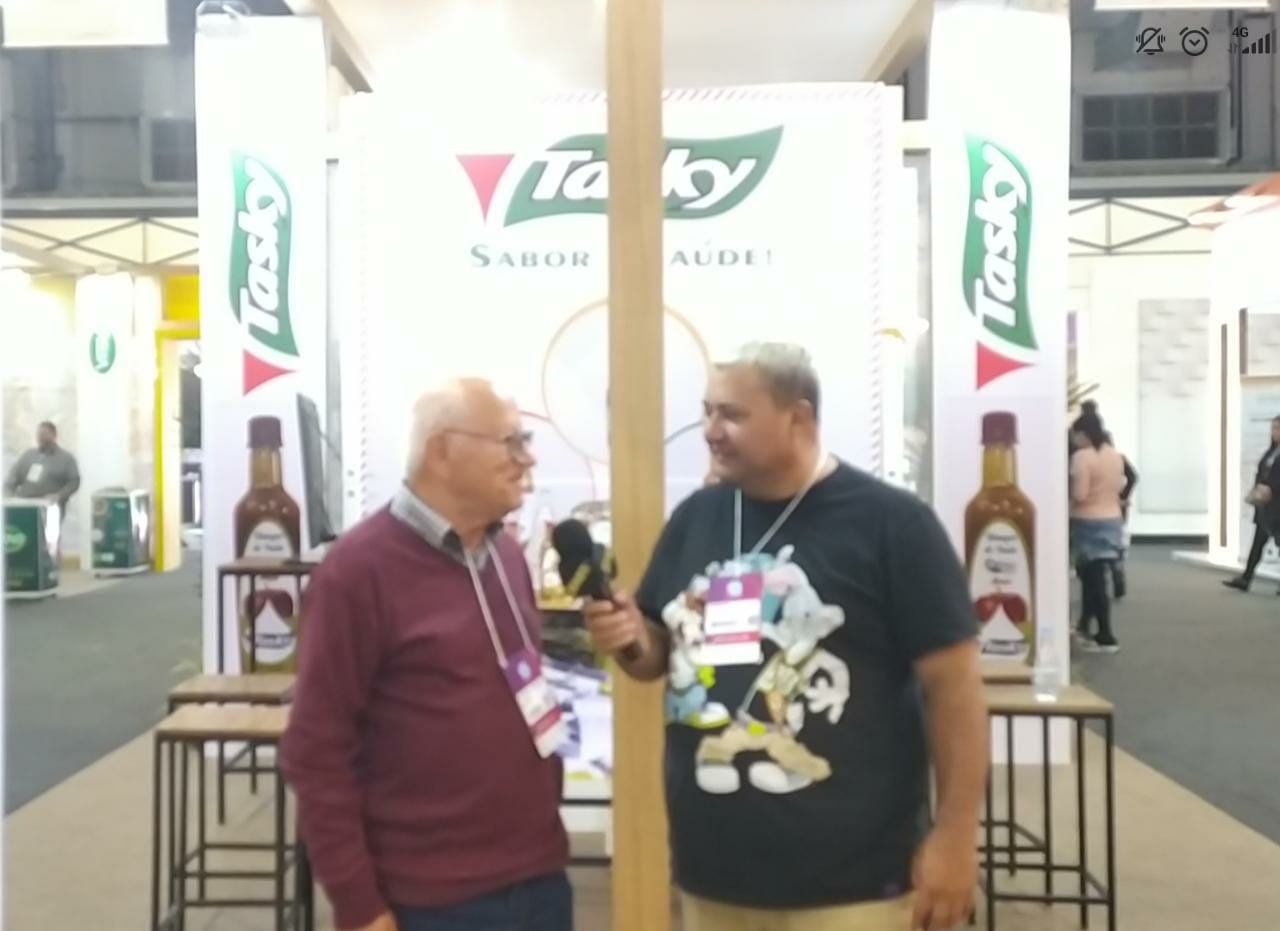 noticia Apresentador Roque Show entrevistou o empresário da TASKY